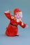 Chinese lucky clay figurine - Rich