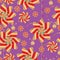 Chinese lucky windmill seamless pattern