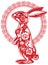 Chinese Lunar New Year Rabbit symbol 2023