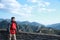 A Chinese man on China Badaling Great Wall