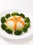 Chinese melon steamed with broccoli