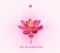 Chinese mid autumn festival background. Lotus lantern