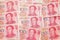 Chinese Money yuan background