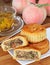 Chinese Moon Cakes, Chrysanthemum Tea and Peaches