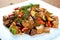 Chinese Mushroom Beef dish