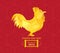 Chinese new year 2017. Polygonal rooster