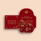 Chinese new year 2022 lucky red envelope money packet