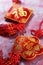 Chinese New Year decorations. Decorative background design