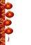 Chinese New Year Dragon Pillar with Red Lanterns