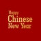 Chinese new year gold typographical background design china