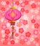 Chinese New Year Lantern Cherry Blossom