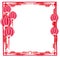 Chinese New Year with lanterns - frame