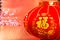 Chinese new year red lantern decoration