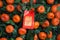 Chinese New Year Red Packet on tangerines tree