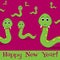 Chinese New Year Snake card