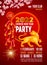Chinese New Year Of The Tiger Party Flyer