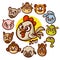 Chinese New Year Zodiac Animal Horoscope