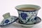 Chinese Painting flower tea cup and tea