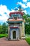 Chinese pavilion (creaking gazebo) in Catherine Park in Tsarskoye Selo  Pushkin  Russia