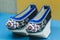 Chinese Qing high end embroidered shoes