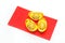 Chinese red pockets and ancient Chinese gold ingots
