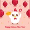 Chinese Rooster Greeting Card