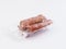 Chinese sausage pork in plastic vacuum package