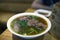 Chinese spicy beef soup