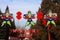 Chinese Spring Festival with Lantern on tree