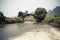 Chinese stone bridge in guilin