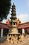 Chinese stone stupa, Wat Pho, Bangkok, Thailand