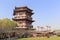 Chinese style high pavilion of datang furong garden