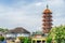 Chinese-style pagoda at Chee Chin Khor Buddhist Temple, Bangkok