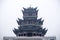 Chinese style wooden mortise structure pagoda