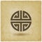 Chinese symbol Shou on vintage background