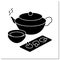 Chinese tea glyph icon