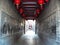 Chinese temple corridor