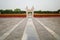 Chinese traditional archway building in temple of earth