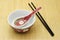 Chinese traditional bowl, spoon and chopsticks