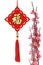 Chinese traditional ornament and plum blossom