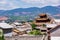 Chinese Traditional Tiled roofs in Dali - Yunnan, China