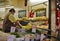 Chinese Vendor Selling Fruits and Vegetable in New York City Manhattan Street Market Scene