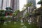 Chinese Water Garden High Rise Buildings Hong Kong