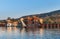 Chinese wooden recreation boats, West Lake, Hangzhou