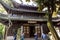 Chinese wooden traditional buildings inside of the Tianyige Library which is also called Building of Treasured Books, built in