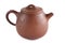 Chinese Yixing clay tea pot with insription: Zhou Ting Shou Zhi