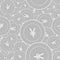 Chinese yuan silver coins seamless pattern. Dramat