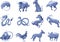 Chinese zodiac star animal symbols