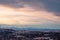 Chinook arch of the Calgary skyline