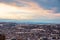 Chinook arch of the Calgary skyline